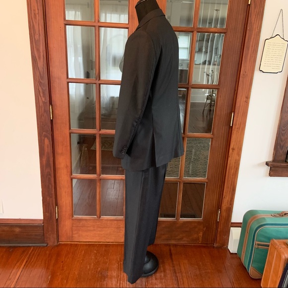 Dino Filarte Wool Pin Stripe Suit Jacket and Pants - Picture 4 of 13